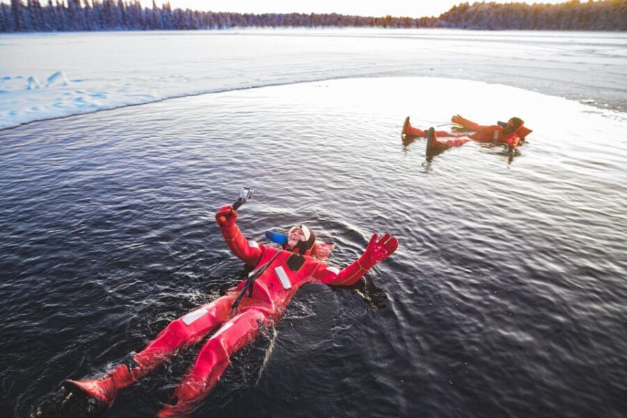 Daytime Ice Floating Rovaniemi, Frozen Lake Experience - Practical tips: socks, cameras, and how to plan for photos