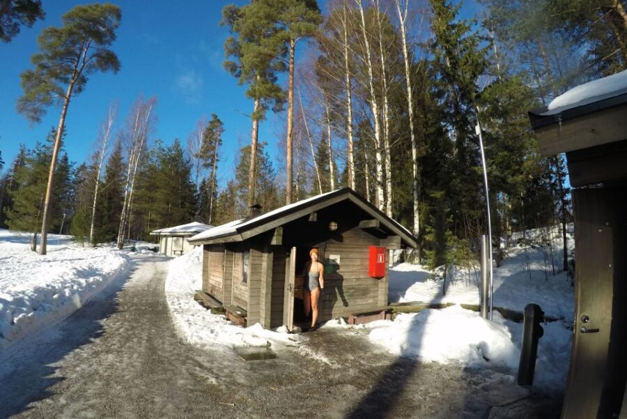 From Helsinki: Hike and Sauna in Sipoonkorpi National Park - Finnish smoke sauna and löyly: how the heat-and-cold rhythm works