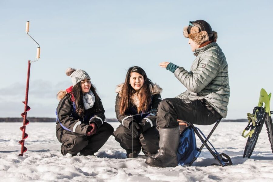 From Rovaniemi: Snowshoeing and Ice Fishing Tour - Snowshoe Trek Across Deep Snow: More Than a Walk