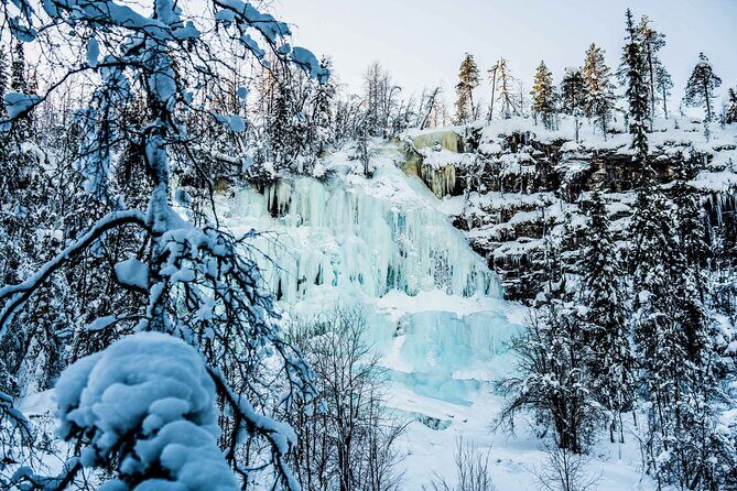 Frozen Waterfalls of Korouoma Canyon tour with Pro Photos & BBQ - Meeting point and timing: Hostel Café KotiValtakatu at 8:00
