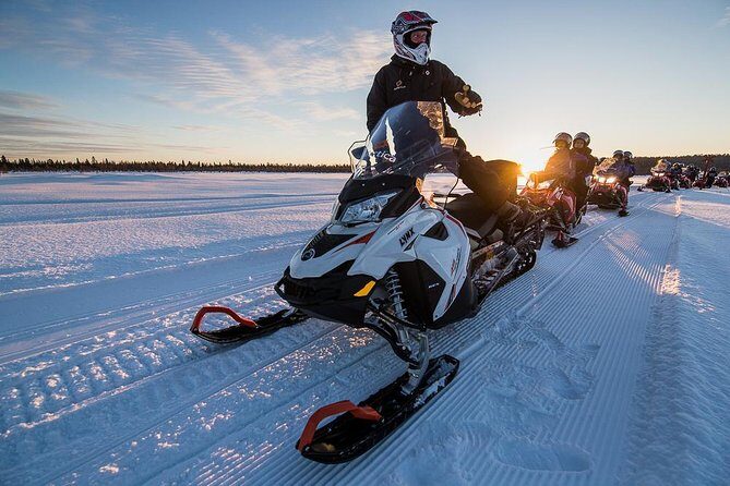 Full Day Snowmobile Safari into the Lappish Wilderness in Rovaniemi - How the Ride Includes Open-Space Practice (Not Just Straight Lines)