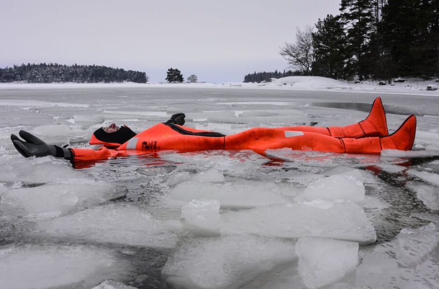 Helsinki: Floating Experience in a Survival Suit - Rescue Training That Stays Practical (Not Scary)