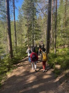 Helsinki: Nuuksio National park hiking with campfire lunch - A 7.5 km route: ridges, viewpoints, and real forest footing