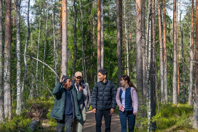 Helsinki: Nuuksio National park hiking with campfire lunch - Campfire lunch on the lake: why that meal hits so well