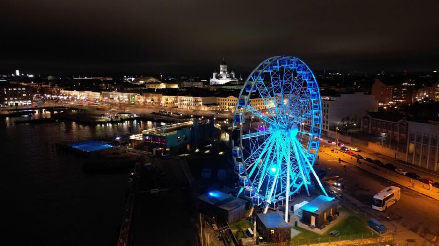 Helsinki: SkyWheel Helsinki Entry Ticket - The Terrace, Shop, and Optional Extras: Make It More Than One Ride