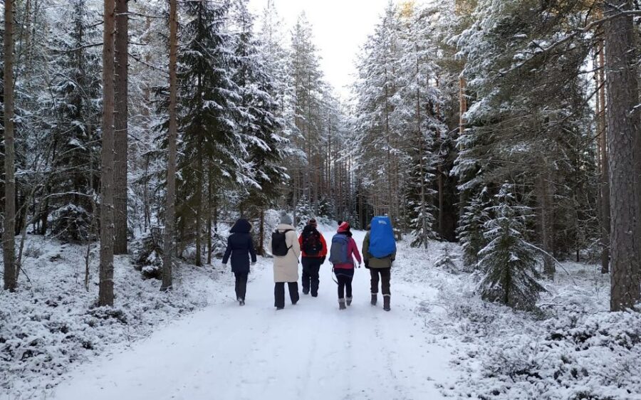 Helsinki: Winter Wonderland Liesjärvi National Park Hike - Guides who actually connect the dots (Jeff, Mari, Alex, Helena)