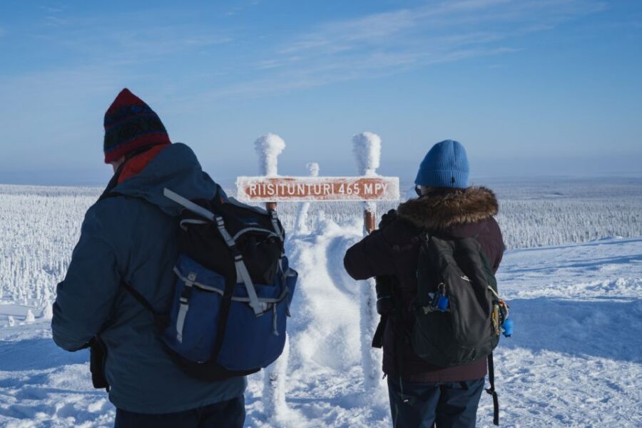 Hiking in Riisitunturi National Park with Photographer - How the photographer-guide helps you take better winter photos