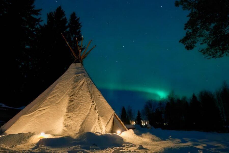 Ii: Snowmobile sleigh trip on frozen sea under starlit sky - Who Should Choose This Easy Winter Trip