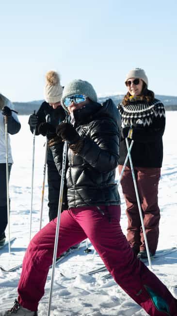 Kittilä: Lapland Levi Cross-country Skiing for Beginners - Getting ready at the Visit Levi office: skis, poles, and shoes