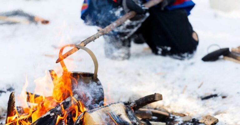 Levi: Ice Fishing by Snowmobile - The 3-hour flow: pickup, arctic forest trail, frozen-lake fishing, return