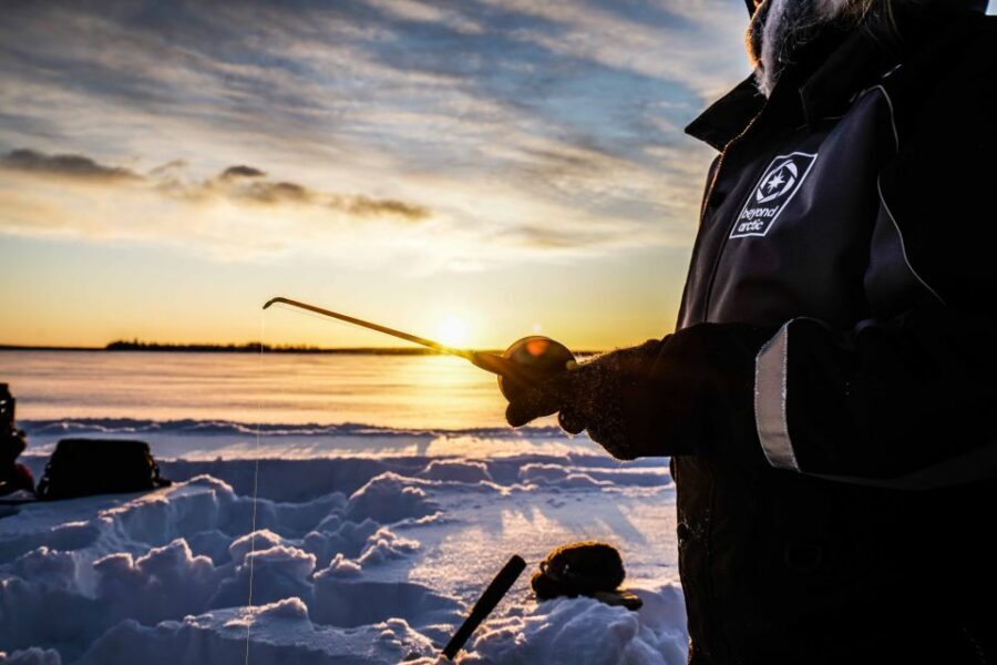 Levi: Ice Fishing on a Frozen Lake - From Levi to a Frozen Lake: The Trip Rhythm That Works