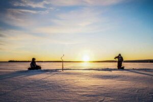 Levi: Ice Fishing on a Frozen Lake - Getting Gear and Reaching the Ice: What to Expect Before You Walk Out