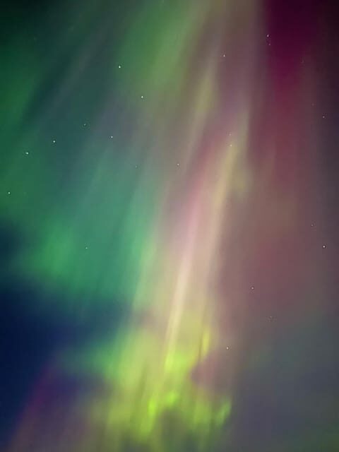 Levi: Northern Lights in Peace and Privacy - by Private Lake - Getting away from Levi glow: the 40 km north strategy