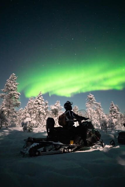 Levi: Northern Lights Sledge Ride - The 2-Hour Flow: Pickup, Gear Up, Then Aurora Hunting