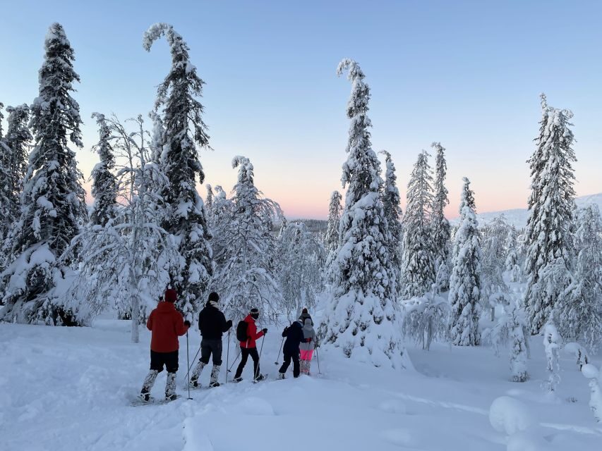Levi: Pallas-Yllästunturi National Park Snowshoeing Tour - Lunch by campfire: warm food is part of the “tour”