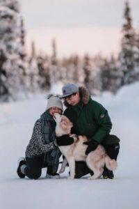 Levi: Self-Drive 2 KM Husky Sledding Experience - The self-drive 2 km sled: what you control and what the guide handles