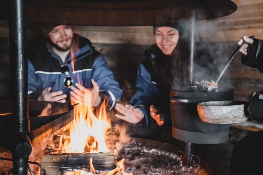 Levi: Snowmobile Safari with Ice Fishing and Outdoor Lunch - Levi safari in five hours: what the day really feels like