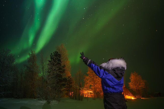 Northern lights tour to Lake Inari from Ivalo, Reindeers & Dinner - Key highlights at a glance