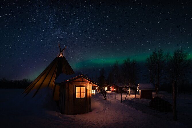 Northern lights tour to Lake Inari from Ivalo, Reindeers & Dinner - Koppelo to Lake Inari: chasing darkness, not just a forecast