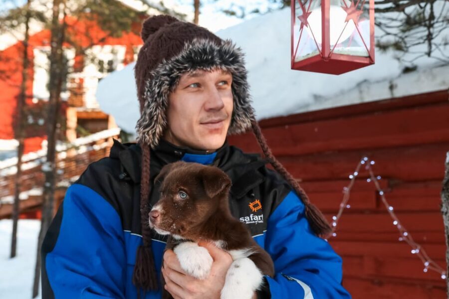 Rovaniemi: Daytime Husky Safari - Your 5 km sled ride: what mushing feels like