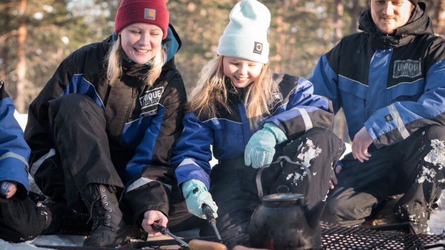 Rovaniemi: Family Snowmobile Safari with Campfire and Snacks - Key highlights you’ll feel right away