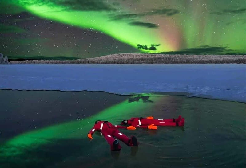 Rovaniemi: Ice Floating in Forest Lake with Aurora Borealis - Key things to know before you book
