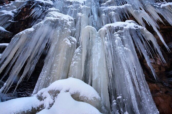 Rovaniemi: Korouoma Canyon & Frozen Waterfalls Tour with BBQ - Key highlights at a glance