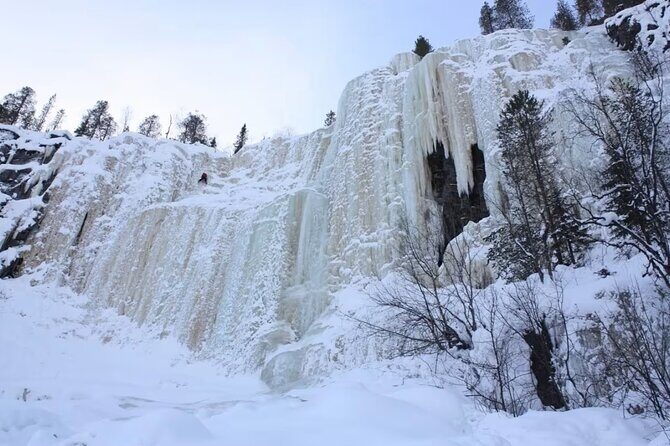 Rovaniemi: Korouoma Canyon & Frozen Waterfalls Tour with BBQ - From Rovaniemi to the Park: Pickup, Drive, and Getting Ready