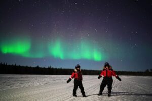 Rovaniemi: Northern Lights Sleigh Ride - Getting dressed for Lapland cold: the tour brings the essentials