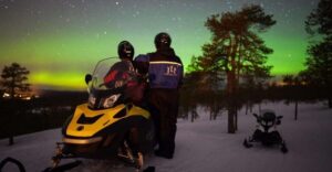 Rovaniemi: Northern Lights Snowmobile Hunt - Snowmobile Setup: Overalls, Boots, and Twin Driving Rules