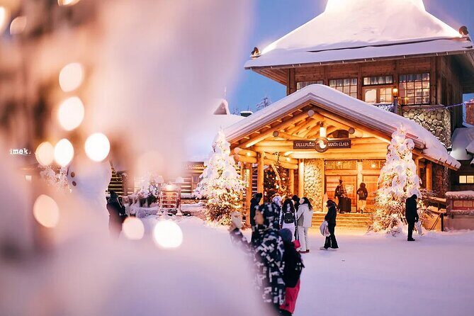 Rovaniemi Santa Claus Village Husky Reindeer Farm Arctic Museum - Santa Claus Village: Santa Meet, Arctic Circle Certificate, and the Post Office