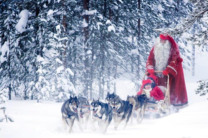 Rovaniemi Santa Claus Village Husky Reindeer Farm Arctic Museum - Price and Time Value for a 7-Hour Tour
