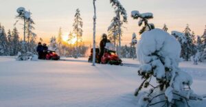 Rovaniemi: Snowmobile Safari to a Reindeer Farm - The snowmobile drive: instructions, pairing, and speed limits you should expect
