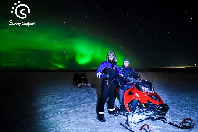 Searching Aurora with Snowmobile - The 3.5-Hour Flow: Driving, Break Time, and Stargazing