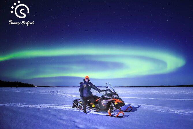 Searching Aurora with Snowmobile - Family Rules: How Children Ride (and How Not to Guess)