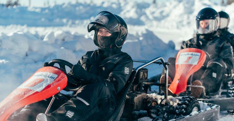 Sirkka: Levi Ice-Karting Experience with Optional Transfer - The Break by the Fire: Hot Berry Juice and Real Warmth
