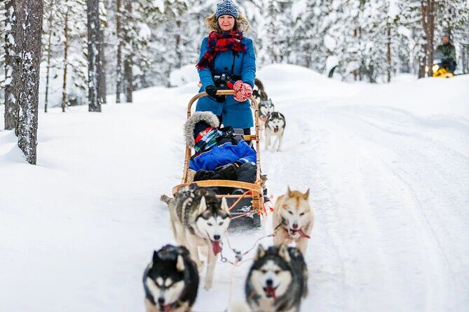 Snowy Trails 10km Husky Safari from Rovaniemi - Warm-up with Finnish cookies and a hot drink